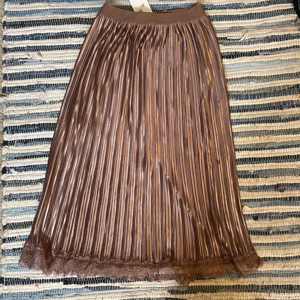Rose Gold Shimmery Boutique Skirt